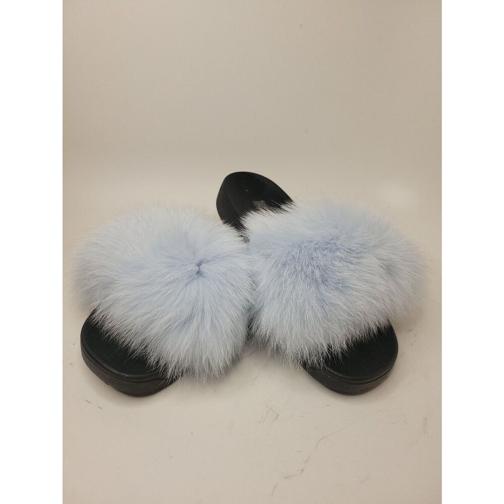 Soft Faux Fur Slide Sandals